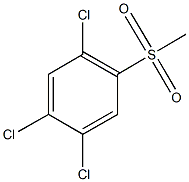 methyl 2,4,5-trichlorophenyl sulfone Struktur