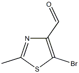 5-bromo-2-methyl-1,3-thiazole-4-carbaldehyde Struktur