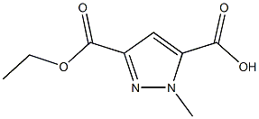 3-(ETHOXYCARBONYL)-1-METHYL-1H-PYRAZOLE-5-CARBOXYLIC ACID Struktur