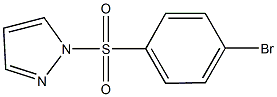 1-(4-bromophenylsulfonyl)-1H-pyrazole Struktur