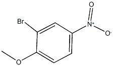 2-bromo-1-methoxy-4-nitrobenzene Struktur