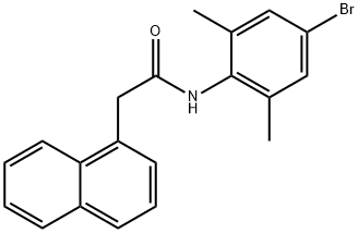 N-(4-bromo-2,6-dimethylphenyl)-2-(1-naphthyl)acetamide Struktur