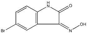 5-bromo-1H-indole-2,3-dione 3-oxime Struktur