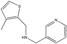 N-[(3-methyl-2-thienyl)methyl]-N-(3-pyridinylmethyl)amine Struktur