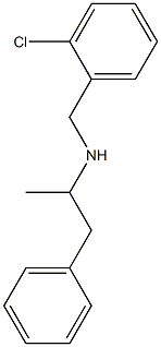 N-(2-chlorobenzyl)-N-(1-methyl-2-phenylethyl)amine Struktur