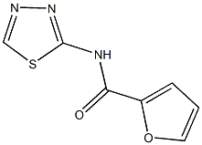 N-(1,3,4-thiadiazol-2-yl)-2-furamide Struktur