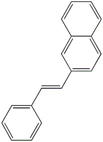 2-(2-phenylvinyl)naphthalene Struktur