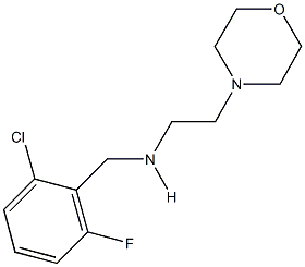 N-(2-chloro-6-fluorobenzyl)-N-[2-(4-morpholinyl)ethyl]amine Struktur