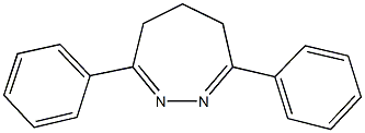 3,7-diphenyl-5,6-dihydro-4H-1,2-diazepine Struktur