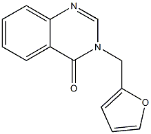 3-(2-furylmethyl)-4(3H)-quinazolinone Struktur