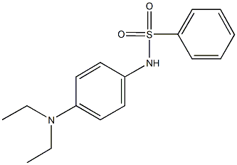 N-[4-(diethylamino)phenyl]benzenesulfonamide Struktur