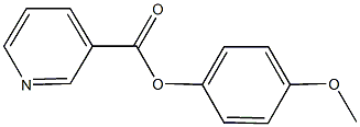 4-methoxyphenyl nicotinate Struktur