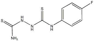 N~1~-(4-fluorophenyl)hydrazine-1,2-dicarbothioamide Struktur