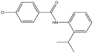 4-chloro-N-(2-isopropylphenyl)benzamide Struktur