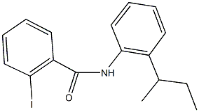 N-(2-sec-butylphenyl)-2-iodobenzamide Struktur