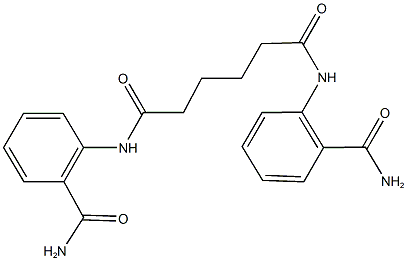 N~1~,N~6~-bis[2-(aminocarbonyl)phenyl]hexanediamide Struktur