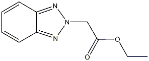 ethyl 2H-1,2,3-benzotriazol-2-ylacetate Struktur