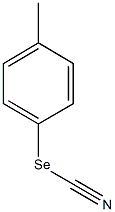 4-methylphenyl selenocyanate Struktur