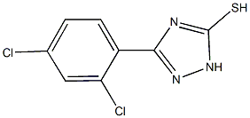 5-(2,4-dichlorophenyl)-2,4-dihydro-3H-1,2,4-triazole-3-thione Struktur