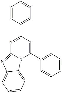 2,4-diphenylpyrimido[1,2-a]benzimidazole Struktur