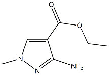 ethyl 3-amino-1-methyl-1H-pyrazole-4-carboxylate Struktur