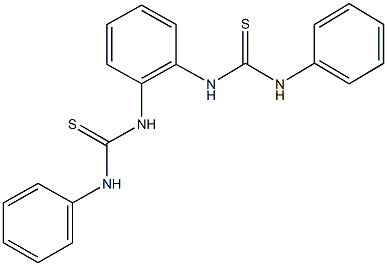 N-{2-[(anilinocarbothioyl)amino]phenyl}-N'-phenylthiourea Struktur