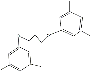 1-[3-(3,5-dimethylphenoxy)propoxy]-3,5-dimethylbenzene Struktur