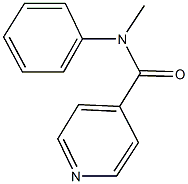 N-methyl-N-phenylisonicotinamide Struktur