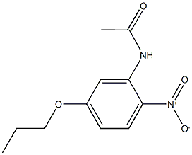 N-(2-NITRO-5-PROPOXYPHENYL)ACETAMIDE Struktur