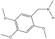 N-methyl-N-(2,4,5-trimethoxybenzyl)amine Struktur