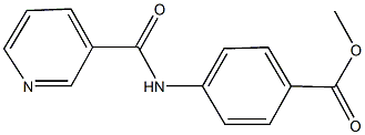 methyl 4-[(3-pyridinylcarbonyl)amino]benzoate Struktur