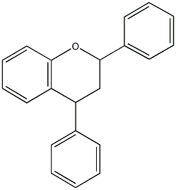 2,4-diphenylchromane Struktur