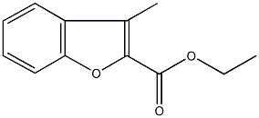 ethyl 3-methyl-1-benzofuran-2-carboxylate Struktur