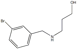 3-[(3-bromobenzyl)amino]-1-propanol Struktur