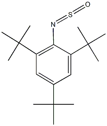 2,4,6-tritert-butyl-N-sulfinylaniline Struktur