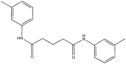 N~1~,N~5~-bis(3-methylphenyl)pentanediamide Struktur