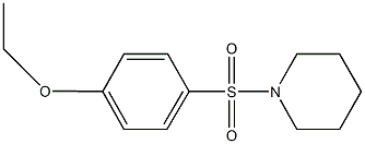 ethyl 4-(1-piperidinylsulfonyl)phenyl ether Struktur