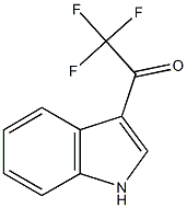 2,2,2-trifluoro-1-(1H-indol-3-yl)ethanone Struktur