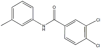 3,4-dichloro-N-(3-methylphenyl)benzamide Struktur