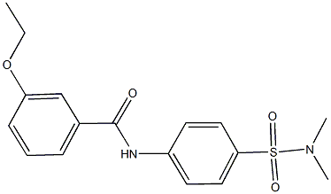 N-{4-[(dimethylamino)sulfonyl]phenyl}-3-ethoxybenzamide Struktur