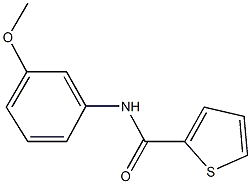 N-(3-methoxyphenyl)-2-thiophenecarboxamide Struktur