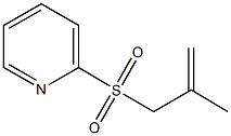 2-[(2-methyl-2-propenyl)sulfonyl]pyridine Struktur