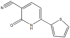 2-oxo-6-(2-thienyl)-1,2-dihydro-3-pyridinecarbonitrile Struktur