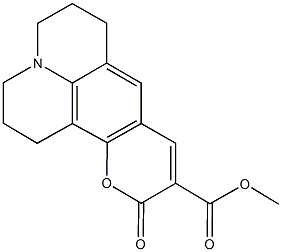 methyl 11-oxo-2,3,6,7-tetrahydro-1H,5H,11H-pyrano[2,3-f]pyrido[3,2,1-ij]quinoline-10-carboxylate Struktur