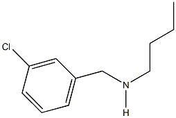 N-butyl-N-(3-chlorobenzyl)amine Struktur