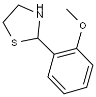 2-(2-methoxyphenyl)-1,3-thiazolidine Struktur