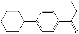 1-(4-cyclohexylphenyl)-1-propanone Struktur