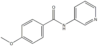 4-methoxy-N-(3-pyridinyl)benzamide Struktur