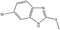 6-bromo-1H-benzimidazol-2-yl methyl sulfide Struktur