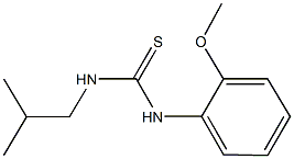 N-isobutyl-N'-(2-methoxyphenyl)thiourea Struktur